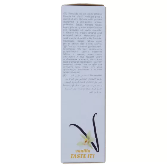 HOT - Blowjob Gel - lubrikační gel na orální sex - vanilka (50 ml)