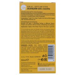 Blowjob Gel - orální lubrikační gel - vanilka - 50 ml