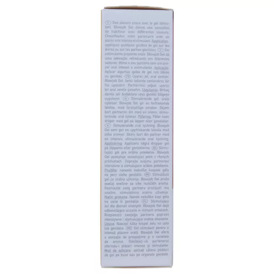HOT - Blowjob Gel - lubrikační gel na orální sex - vanilka (50 ml)