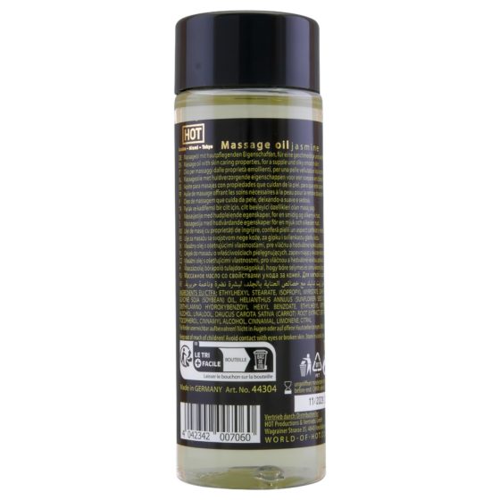 HOT masážní olej na péči o pokožku - jemný jasmín (100 ml)