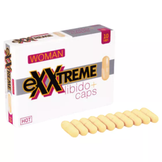 Hot exxtreme - libido kapsle pro ženy - doplněk stravy - 10 ks