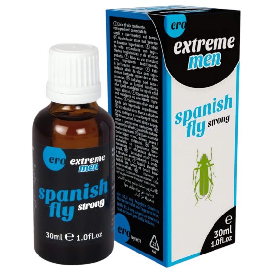HOT Spanish fly Extreme - kapky touhy pro muže (30ml)