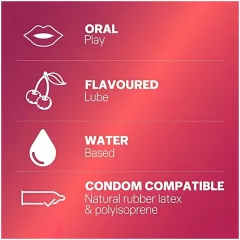 Durex - lubrikant s příchutí třešně - 50 ml