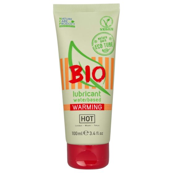 HOT BIO Warming - veganský lubrikační gel s hřejivým efektem (100 ml)