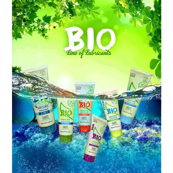 HOT BIO Warming - veganský lubrikační gel s hřejivým efektem (100 ml)