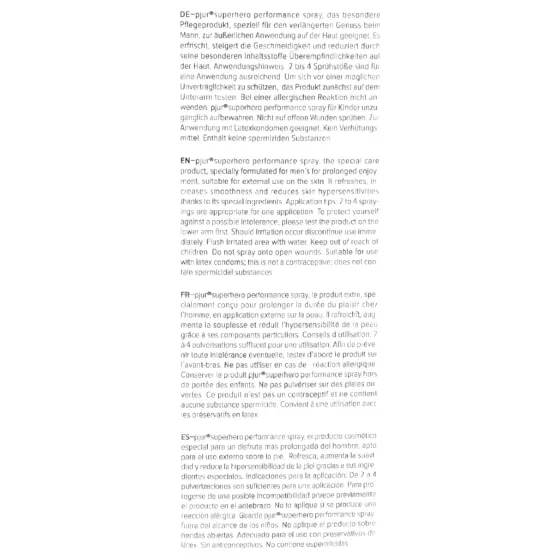 Pjur Superhéro orgasmus stop (20 ml)
