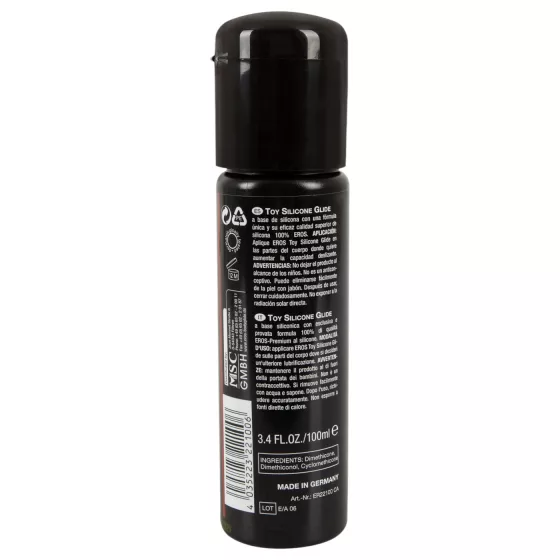EROS silikonový lubrikační gel - na erotické pomůcky (100 ml)