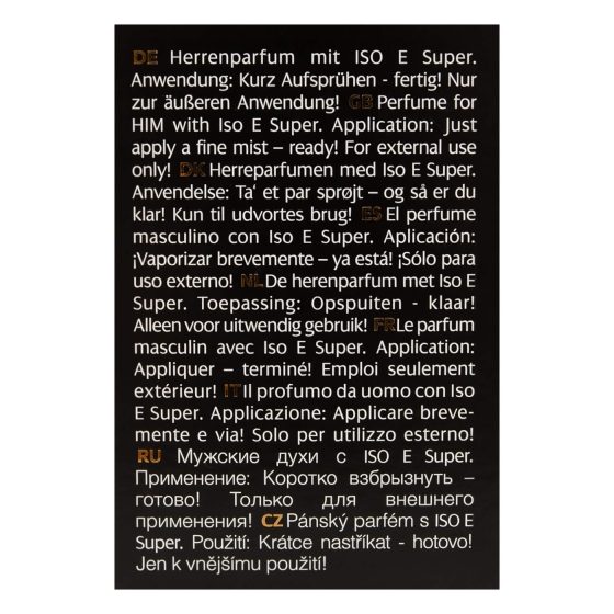 P6 Iso E Super - feromonový parfém s úžasnou mužnou vůní (30 ml)