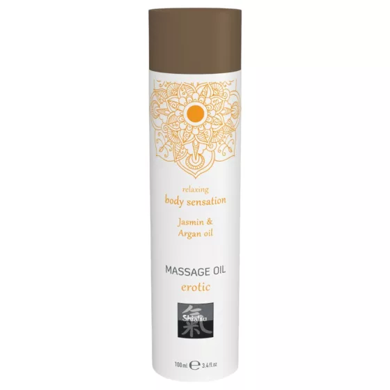 HOT - Shiatsu Erotic - masážní olej - jasmín-arganový olej (100 ml)