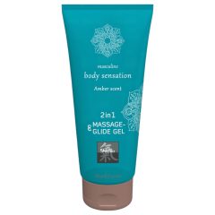   Shiatsu 2v1 Jantarová Vůně - masážní lubrikant - jantar (200ml)