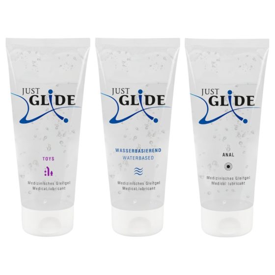 Just Glide lubrikační sada (3x200 ml)