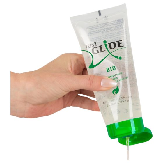 Just Glide Bio - veganský lubrikant na vodní bázi (200 ml)
