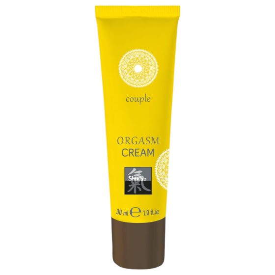 Shiatsu Orgasm - unisex brnivý intimní krém (30ml)