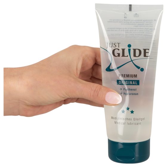 Just Glide Premium Original - veganský, na vodní bázi lubrikant (200ml)