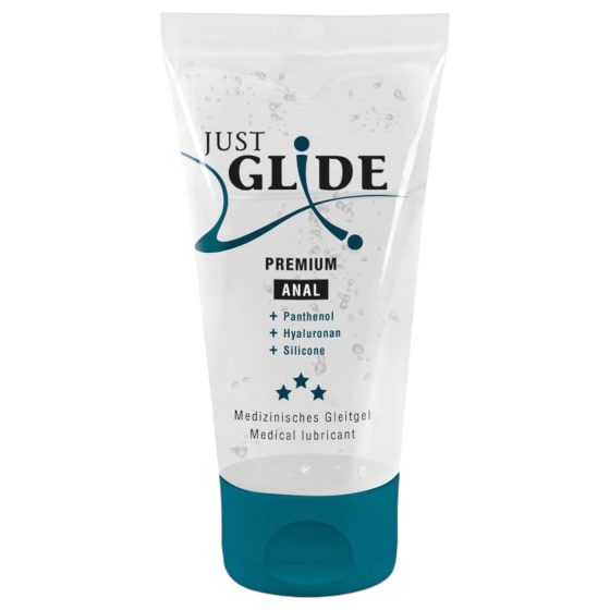 Just Glide - anální lubrikant - prémiový, vyživující - 50 ml
