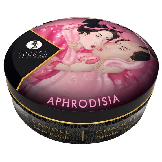 Shunga - Masážní svíčka - Růže (30 ml)