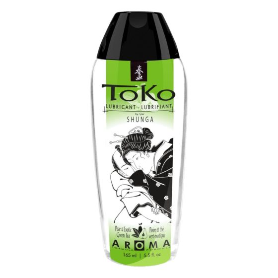 Shunga Toko - ochucený lubrikant na bázi vody (hruškový zelený čaj) - 165ml
