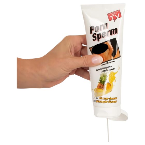 Lubrikant s umělým spermatem - ananas (250ml)