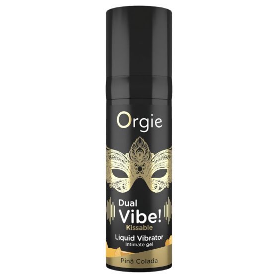 Orgie Dual Vibe! - tekutý vibrátor - Pinã Colada (15 ml)