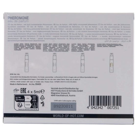 HOT LMTD parfémový set pro ženy (4x5ml)