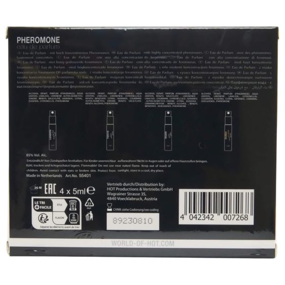 / HOT LMTD parfémová sada pro muže (4x5ml)