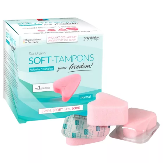 JoyDivision Soft-Tampons - měkké tampóny bez šňůrky (3 ks)