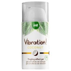 Intt Vibration! - tekutý vibrátor - kokos - 15 ml