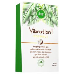 Intt Vibration! - tekutý vibrátor - kokos - 15 ml
