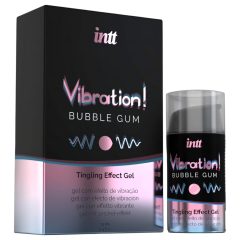  Intt Vibration! - tekutý vibrátor - žvýkačková příchuť - 15 ml