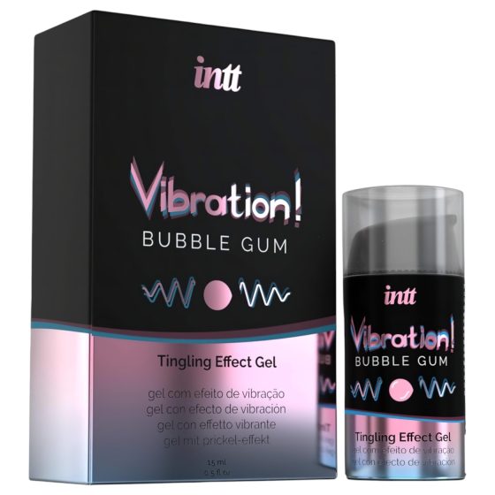 Intt Vibration! - tekutý vibrátor - žvýkačka (15 ml)