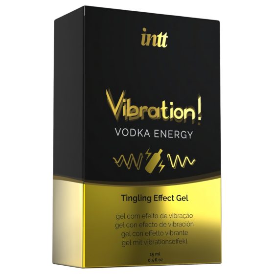 Intt Vibration! - tekutý vibrátor - Vodka Energy - 15 ml