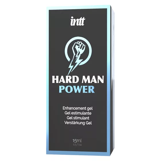 Intt Hard Man Power - stimulační gel pro muže - 15 ml