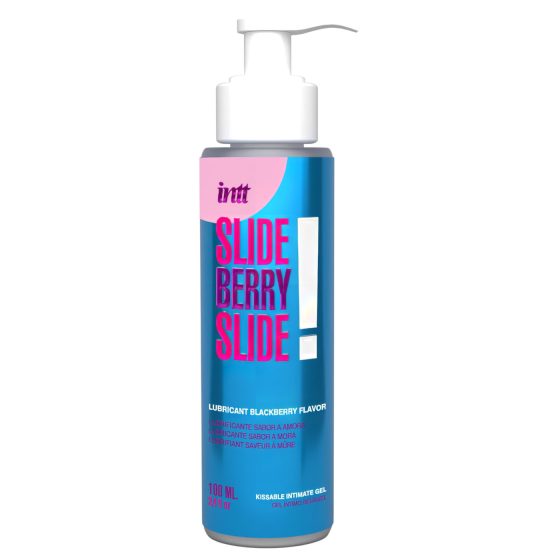 Intt Slide Berry - intimní lubrikant - ostružina - 100 ml