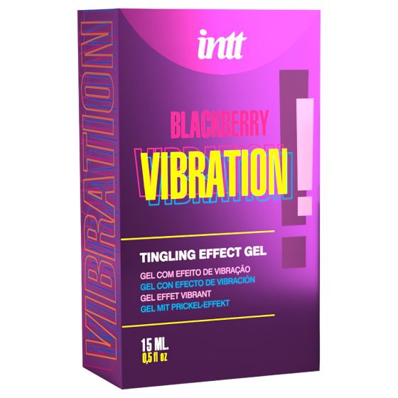 Intt Vibration! - tekutý vibrátor - ostružina - 15 ml