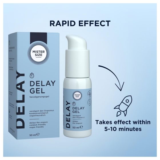 Mister Size - gel na oddálení ejakulace - 50 ml