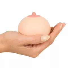 Stresszlabda - antistresová hračka prsa - naturální