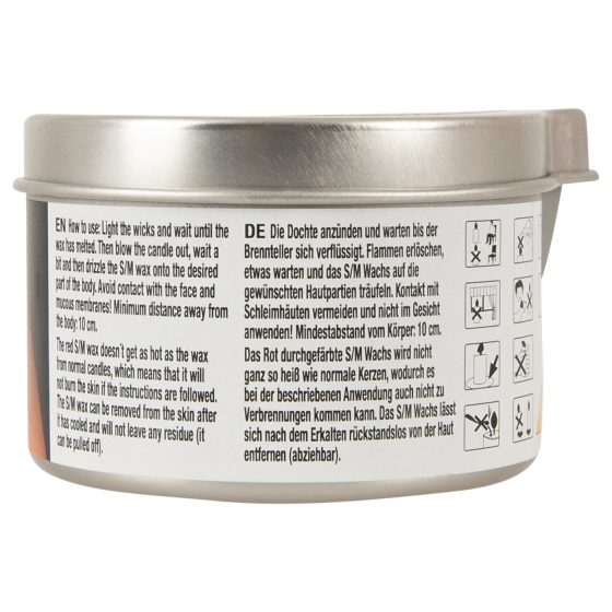 BDSM - erotická svíčka na tělo - parafín - 100 ml