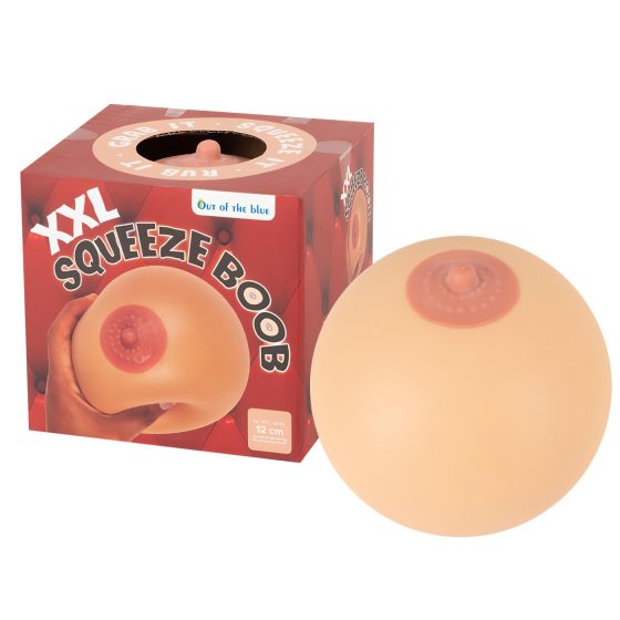 Stresová koule XXL - prsa (přírodní)