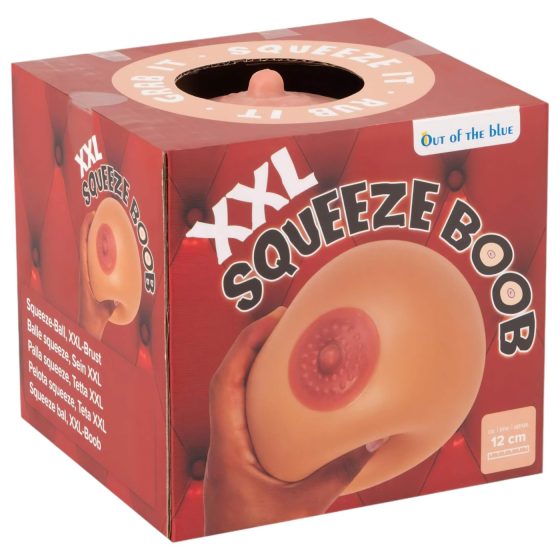 Stresová koule XXL - prsa (přírodní)