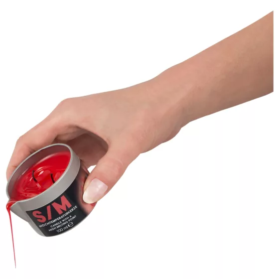 BDSM High Temperature - tělová svíčka na bdsm z parafínu - 100 ml