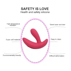   Cotoxo Saddle - vibrátor na prostatu s dálkovým ovládáním - červený