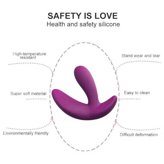Cotoxo Saddle - vibrátor na prostatu s dálkovým ovládáním - fialový