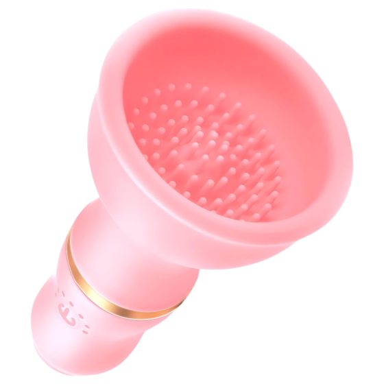 Sunfo - bezdrátový masážní stimulátor na hruď (růžový)