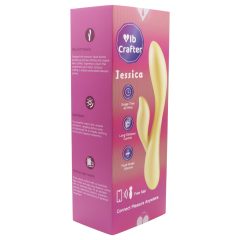   / LP Jessica - chytrý vibrátor s ramenem na klitoris (pastelová žlutá)