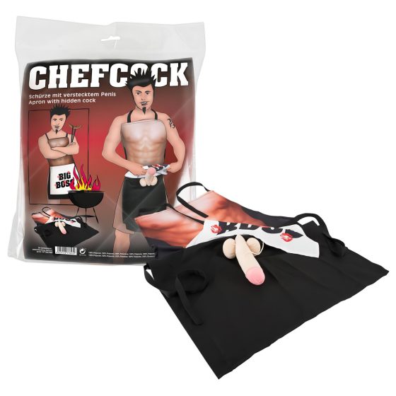 CHEFCOCK - zástěra na vaření - vtipný motiv