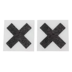 Třpytivé - samolepky na bradavky - X