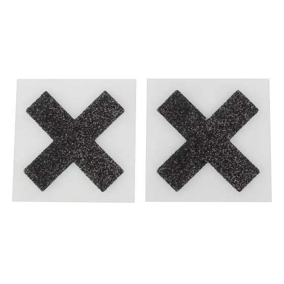 Třpytivá nálepka na bradavky - X