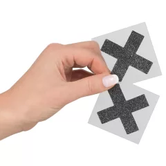 Třpytivé - samolepky na bradavky - X