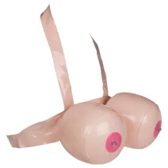   Boob Battle - nafukovací připínací prsa - naturální barva