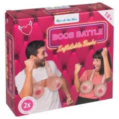   Boob Battle - nafukovací připínací prsa - naturální barva